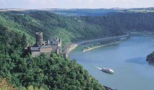 Rhine River in Shaffhausen