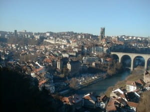 fribourg city view