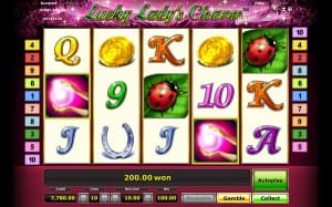 lucky lady's charm video slot