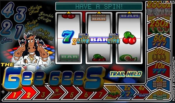 gee gees online slot game