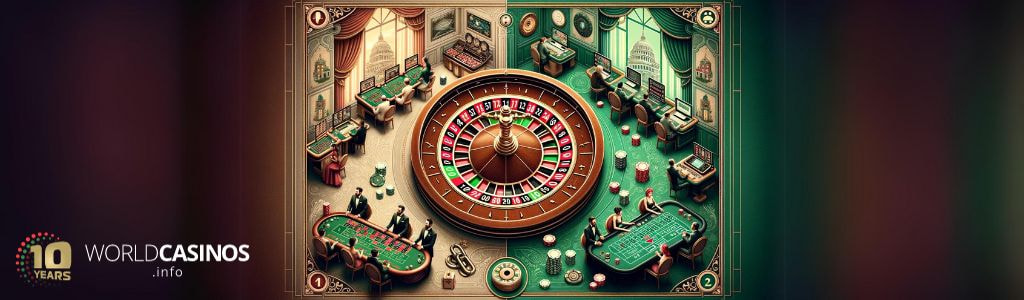 Landbased vs. Online Casino Roulette