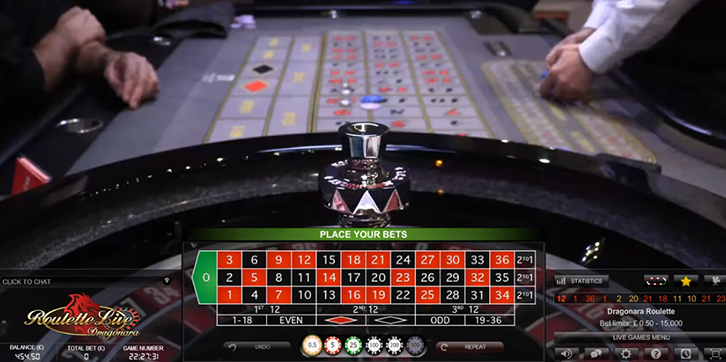 Live Online Roulette Buttons